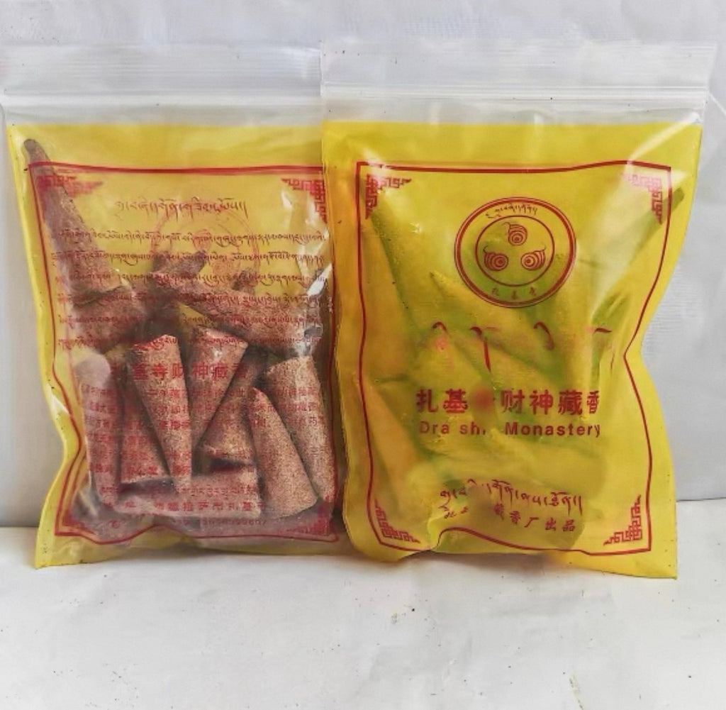 Zashi Lhamo Temple Tibetan Cone Incense